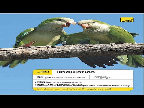 Linguistics - Chapter Seven - Syntax and Sentence patterns - Part -1