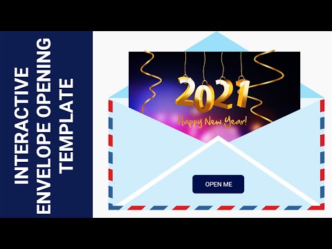 Open Envelope Animation Effect in PowerPoint | Best For New Year & Birthday Wishes