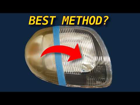 How to RESTORE HEADLIGHTS? 4 methods comparison. Which one is the best ?