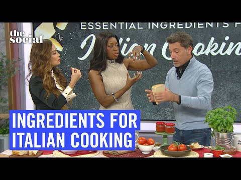 Master Italian Cooking with Gino D'Acampo's 5 Essential Ingredients! | The Social