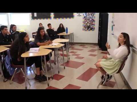 Letty Talks To High School Students About Nipsey Hussle & More
