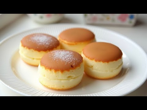 Transform 2 eggs into fluffy Japanese soufflé pancakes!