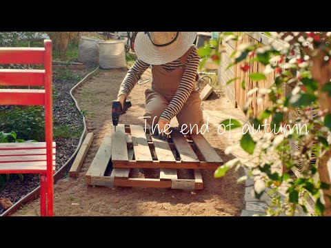 My small garden from nature/making creative timber stairs