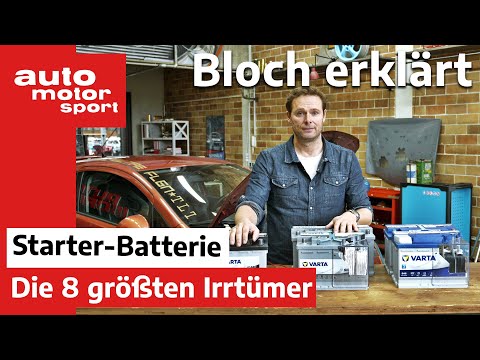 Jump-starting, replacement, etc.: The 8 biggest misconceptions about starter batteries - Bloch ex...