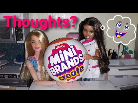 Mini Brands Create Master Chef Unboxing, Miniverse Comparison & Crafting DIY Raspberries