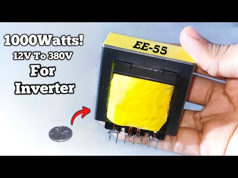 EE55 Transformer For 1000Watt Inverter | 12V to 220V - JLCPCB ✓