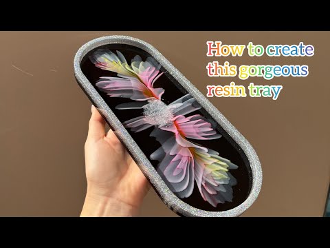 Tutorial Step by Step | You Must Watch How I Created This Amazing Resin Tray 