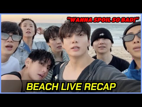 BTS OT7 Beach Live: Jin Is Back and It’s Pure Comedy (Reaction With Translation)