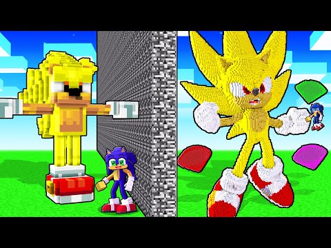 I Cheated With SUPER SONIC In Minecraft Build Battle!