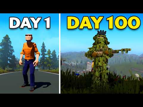I survived 100 Days as a Solo in a Zombie Outbreak (SurrounDEAD)