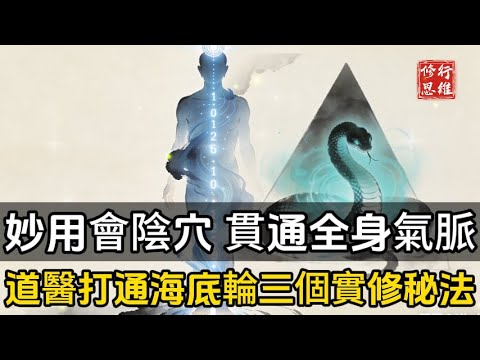 妙用會陰穴，貫通全身氣脈，道醫教你打通海底輪的三個實修秘法#修行思維#福報 #禪   #開悟 #禅修#易經 #國學智慧 #國學 #人生感想 #因果