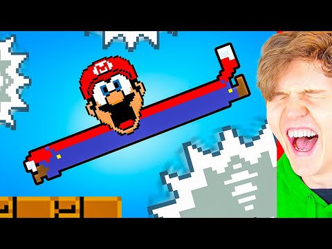 Every Time Mario Jumps, He GETS WIDER!? (FUNNY LANKYBOX REACTION!)