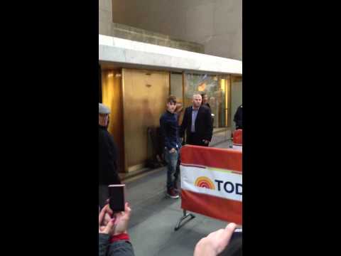 Justin BIeber today show November 4th 2011