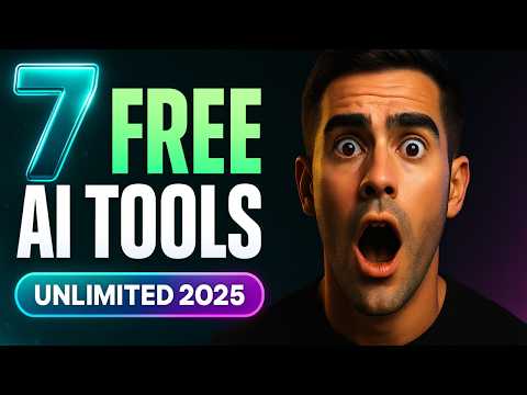 7 Best Free & Unlimited AI Tools in 2025 — Complete & Legit Guide