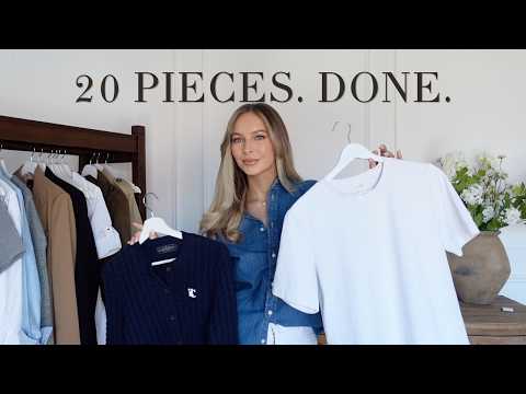 Spring Capsule Wardrobe 2026: 20 essential basics, endless outfits