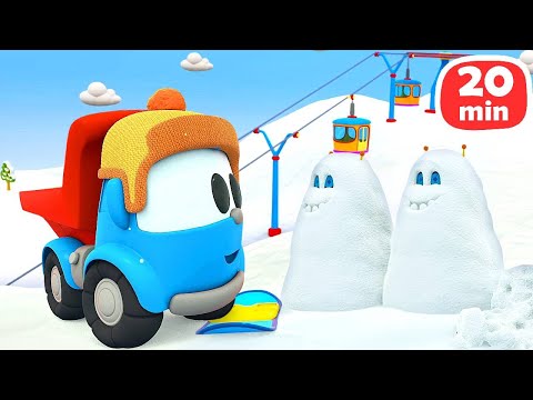 Cartoon-Abenteuer mit Leo dem Lastwagen und tollen Autos!