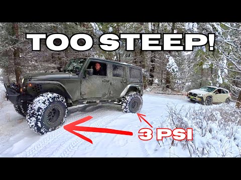 Subaru Crosstrek Went Down A STEEP 4x4 Trail