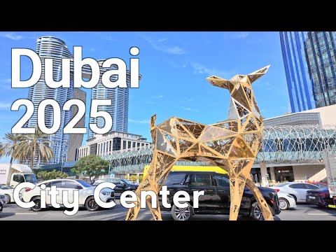 Dubai 2025 [4K] Amazing City Center, Burj Khalifa Walking Tour 🇦🇪