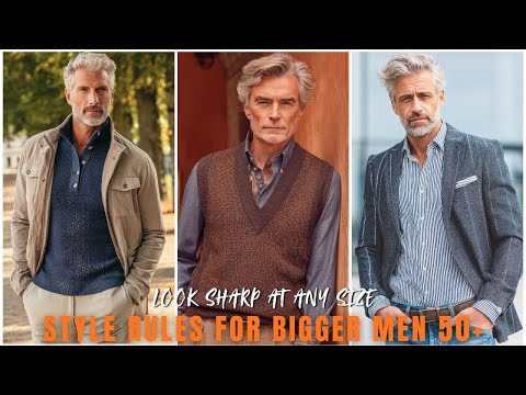 How Bigger Men Over 50 Can Still Look Well-Dressed (20 Outfits) - men's fashion