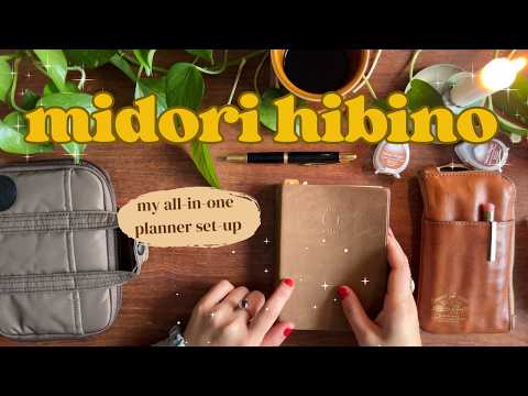 ✨ One book for everything ✨ | My Midori Hibino all-in-one setup