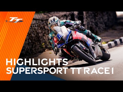 HIGHLIGHTS: Monster Energy Supersport TT Race 1 | 2025 Isle of Man TT Races
