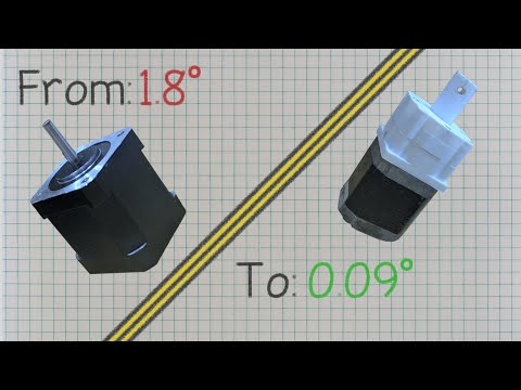 How a stepper motor works! And can I improve it with a strain wave gearbox?