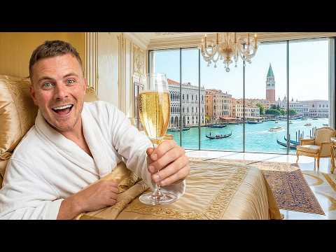 I'm testing a 7-star hotel in Venice ⭐️