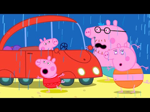 The Rainy Beach Day! ☔️ | Peppa Pig Full Episodes