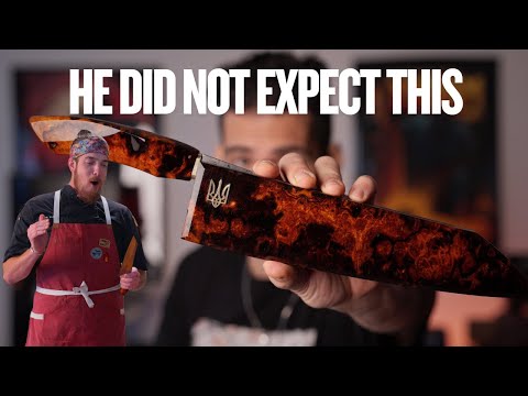 A Knife Made to Honor a Chef Helping Ukraine