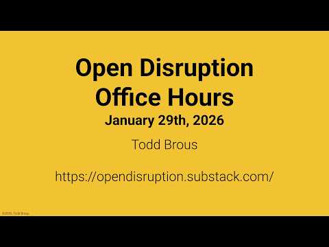 Office Hours - 20260129