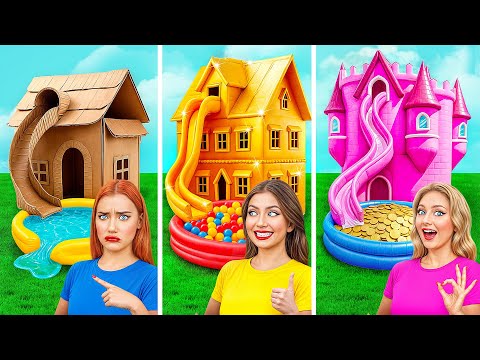One Colored House Rich vs Broke vs Giga Rich | Funny Situations and Fails by Multi DO Smile