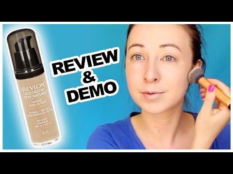 Revlon Colorstay foundation - Review & Demo