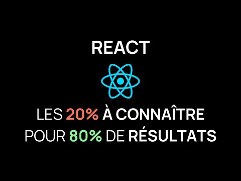 Learn the 20% of React that will get you 80% results (2024)