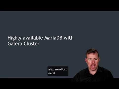 Highly available MariaDB with Galera Cluster and HAProxy