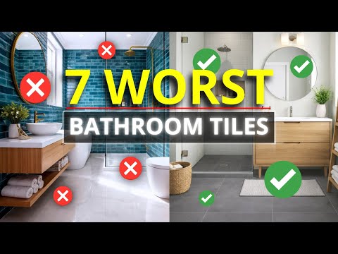7 Bathroom Tile Trends YOU Should NEVER Use!