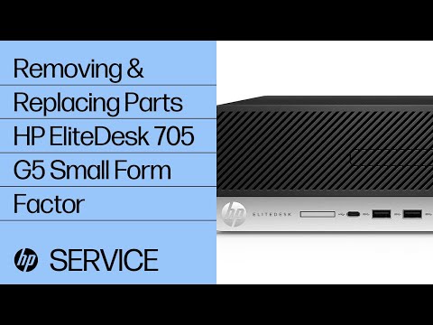 Removing & replacing parts for HP EliteDesk 705 G5 Small Form Factor | HP Computer Service