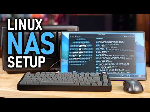 You don't need TrueNAS or unRAID! How I setup a pure Linux NAS