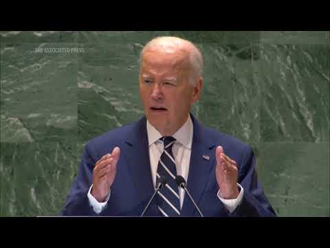 Biden in farewell U.N. address says peace still possible in conflicts in Mideast and Ukraine
