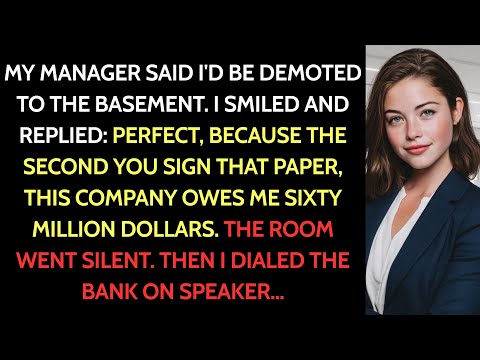 My Manager Said I’d Be Demoted — Then My $60M Bonus Clause Crushed Them 💼 | #OfficeRevenge