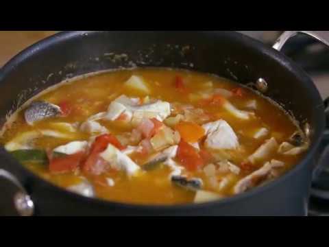 How to make a Greek Fish Stew with Jamie Oliver's Tefal Hard Anodised Cookware