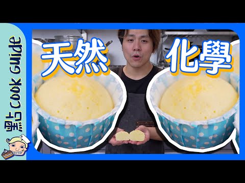 【蒸蛋糕】天然vs化學？唔用泡打粉得唔得？｜Steamed Cake [Eng Sub]