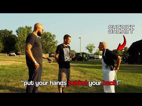 Pred Comes to a COUNTY SHERIFF Community Event to Meet a Minor