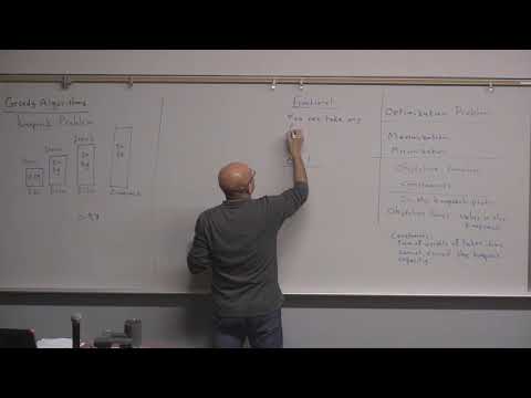 Algorithms Lecture 14: Greedy Algorithms, Knapsack Problem