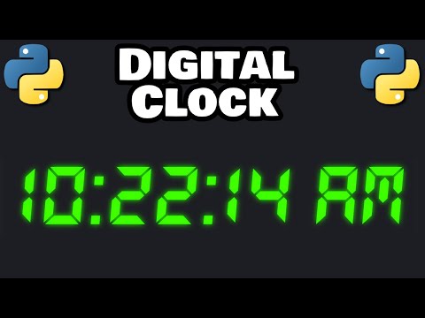 Let's code a digital clock with Python! 🕒