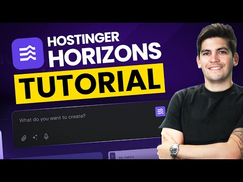 Hostinger Horizons Tutorial - How I Made $5,000 Websites In Minutes..
