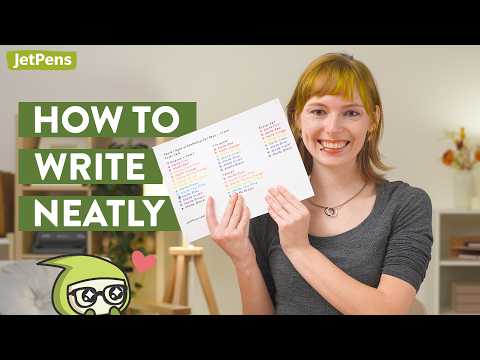 How to improve your handwriting so it's ACTUALLY neat! ✨✍️
