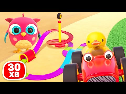 Совеня Хоп Хоп і його іграшки: човники та машинки! Мультик для дітей