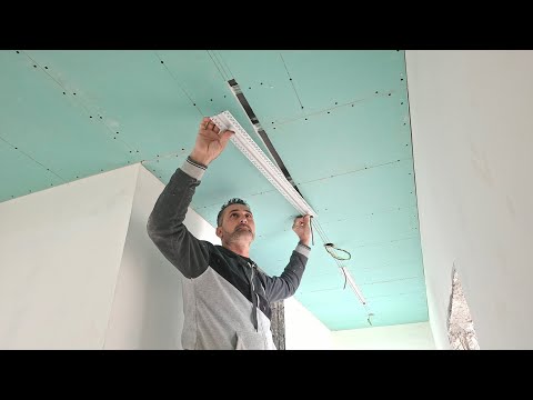 Installing a smooth and simple LED profile for the home entrance