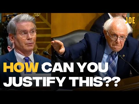 Bernie Sanders destroys Trump's Treasury Secretary in Senate Committee hearing