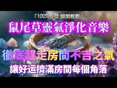 靈氣淨化音樂🔥 【100%有效 瞬間輕鬆 】瞬間扭轉房間氣場，幸運填滿每個角落！安穩入眠🌸 重啓正能量體質，立即激活高頻吸引力，美好事物自動靠近 🔥 吸引力法則，能量音樂，宇宙法則，睡眠陪伴，淨化磁場